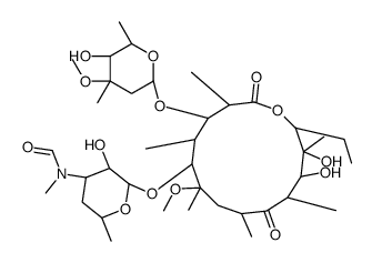 N-Demethyl-N-formyl Clarithromycin structure