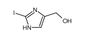 4(5)-(hydroxymethyl)-2-iodoimidazole结构式