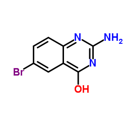 2-Amino-6-bromoquinazolin-4-ol structure