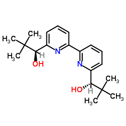 (αS,α'S)-α,α'-Bis(tert-butyl)-[2,2'-bipyridine]-6,6'-dimethanol图片