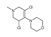 4-(3,5-dichloro-1-methyl-3,6-dihydro-2H-pyridin-4-yl)morpholine Structure
