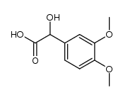 3,4-dimethoxy-mandelic acid structure