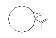 2-(1,2-Epoxycyclododecyl)propen结构式