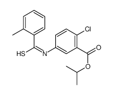 propan-2-yl 2-chloro-5-[(2-methylbenzenecarbothioyl)amino]benzoate结构式