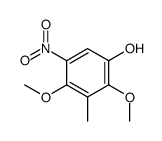 2,4-dimethoxy-3-methyl-5-nitrophenol Structure