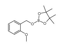 2-(2-methoxybenzyl)oxypinacolborane结构式