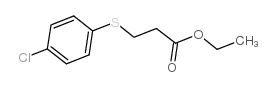 ETHYL 3-[(4-CHLOROPHENYL)THIO]PROPANOATE picture