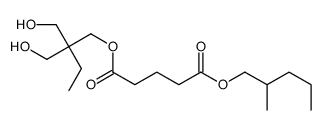 5-O-[2,2-bis(hydroxymethyl)butyl] 1-O-(2-methylpentyl) pentanedioate结构式