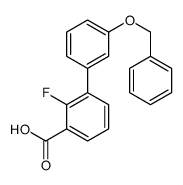 3-[3-(Benzyloxy)phenyl]-2-fluorobenzoic acid Structure