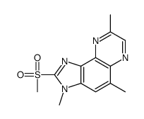 3,5,8-trimethyl-2-methylsulfonylimidazo[4,5-f]quinoxaline Structure