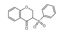 3-(phenylsulfonyl)chroman-4-one Structure