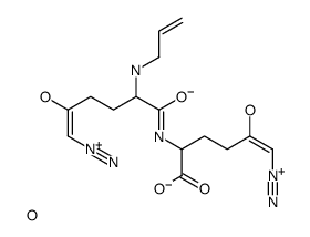 (Z)-6-[[(Z)-1-carboxy-5-diazonio-4-oxidopent-4-enyl]amino]-1-diazonio-6-oxo-5-(prop-2-enylamino)hex-1-en-2-olate,hydrate结构式