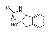 trans-N-(2-Hydroxyindane-1-yl)thiourea结构式