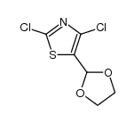 2,4-Dichloro-5-(1,3-dioxolan-2-yl)thiazole structure