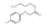 Acetic acid,2-(4-fluorophenoxy)-, butyl ester Structure