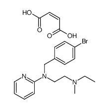 N-[(4-bromophenyl)methyl]-N'-ethyl-N'-methyl-N-2-pyridylethylenediamine maleate picture