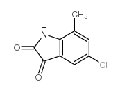 5-氯-7-甲基靛红结构式