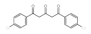 1,3,5-Pentanetrione,1,5-bis(4-chlorophenyl)-结构式