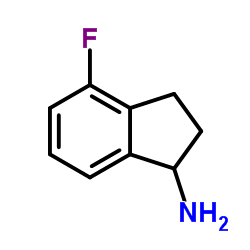 4-氟茚满-1-胺盐酸盐结构式