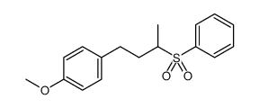 (rac)-1-methoxy-4-[3-(phenylsulfonyl)butyl]benzene Structure