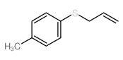 Benzene,1-methyl-4-(2-propen-1-ylthio)- Structure