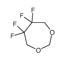 5,5,6,6-tetrafluoro-1,3-dioxepane结构式