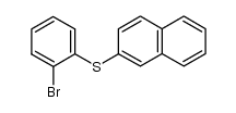 2-bromophenyl 2-naphthyl sulfide Structure