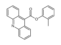 (2-methylphenyl) acridine-9-carboxylate结构式