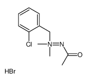 acetamido-[(2-chlorophenyl)methyl]-dimethylazanium,bromide结构式