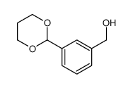 Benzenemethanol, 3-(1,3-dioxan-2-yl)- (9CI) structure