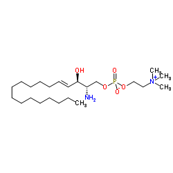 D-erythro-Sphingosylphosphorylcholine (Synthetic) structure