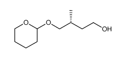(R)-3-Methyl-4-((tetrahydropyranyl)oxy)butan-1-ol结构式