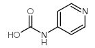 Carbamic acid, 4-pyridinyl- (9CI) Structure