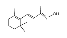 (E)-β-ionone oxime结构式