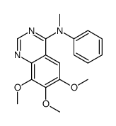 6,7,8-trimethoxy-N-methyl-N-phenylquinazolin-4-amine Structure