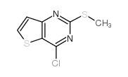 4-Chloro-2-(methylthio)thieno[3,2-d]pyrimidine Structure