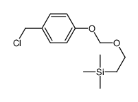 2-[[4-(chloromethyl)phenoxy]methoxy]ethyl-trimethylsilane Structure