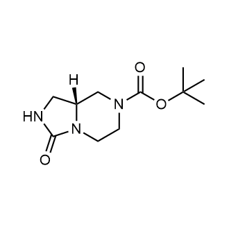 tert-Butyl (R)-3-oxohexahydroimidazo[1,5-a]pyrazine-7(1H)-carboxylate structure