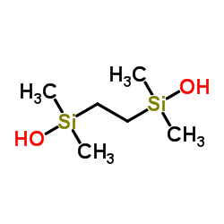 1,2-Ethanediylbis(dimethylsilanol) structure