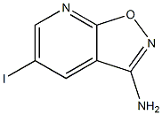 5-Iodo-isoxazolo[5,4-b]pyridin-3-ylamine结构式