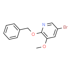 2-(Benzyloxy)-5-bromo-3-methoxypyridine Structure