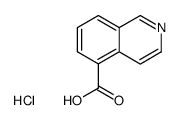 isoquinoline-5-carboxylic acid , hydrochloride Structure