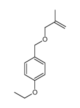 Benzene, 1-ethoxy-4-[[(2-methyl-2-propenyl)oxy]methyl]- (9CI) Structure