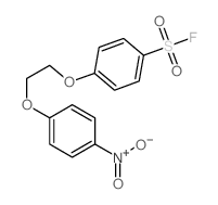 Benzenesulfonyl fluoride, 4-[2-(4-nitrophenoxy)ethoxy]- Structure