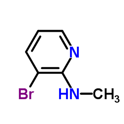3-Bromo-N-methyl-2-pyridinamine Structure