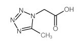 (5-methyl-1H-tetrazol-1-yl)acetic acid Structure