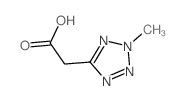 2-(2-methyltetrazol-5-yl)acetic acid Structure