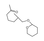 (6S)-6-methyl-7-(oxan-2-yloxy)heptan-2-one结构式