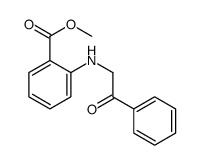 methyl 2-[(2-oxo-2-phenylethyl)amino]benzoate Structure