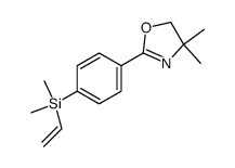 2-(4-(vinyldimethylsilyl)phenyl)-4,4-dimethyloxazoline结构式